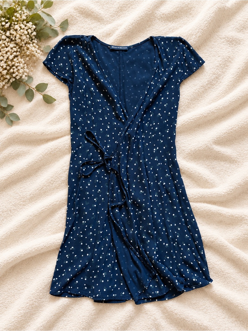 Brandy Melville Floral Wrap Dress